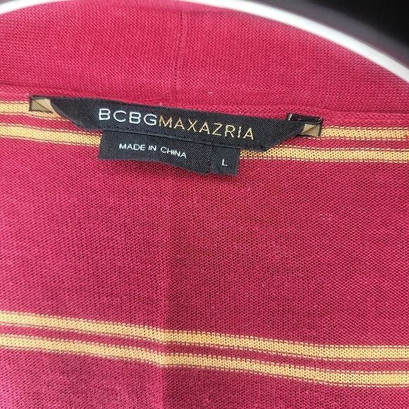 BCBG MAXAZRIA Wrap Knit Sweater Top, Silk Blend Size Large - Picture 2 of 8